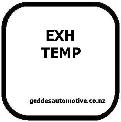 Exhaust Temperature Dash Light